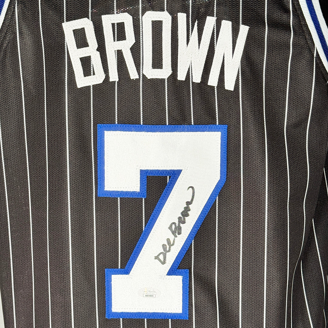 Dee Brown Signed Orlando Black Basketball Jersey (JSA)