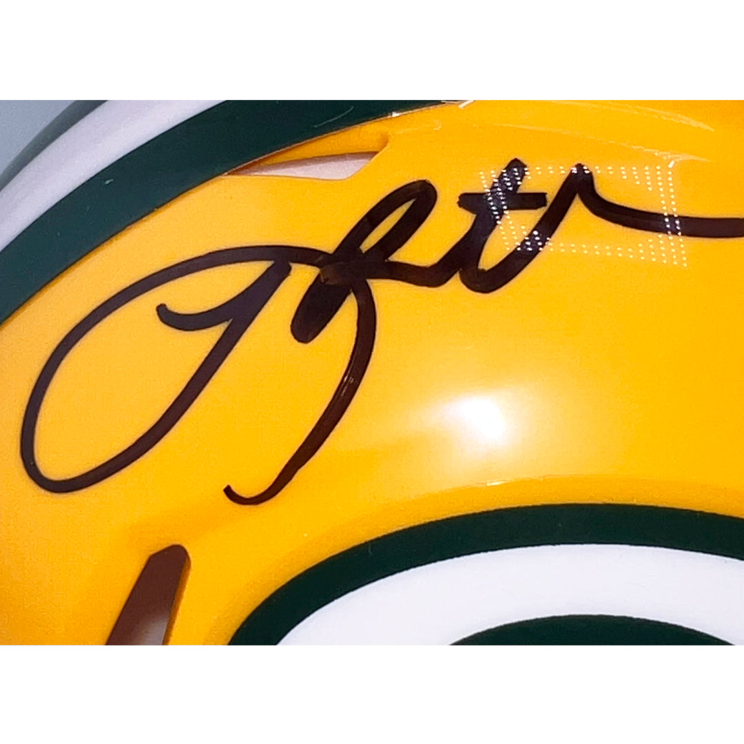 Leroy Butler Signed Green Bay Packers Speed Mini Football Helmet (Beckett)