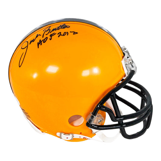 Jack Butler Signed Pittsburgh Steelers Mini Football Helmet (JSA)