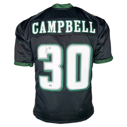 Jihaad Campbell Signed Philadelphia Black Football Jersey (Beckett)