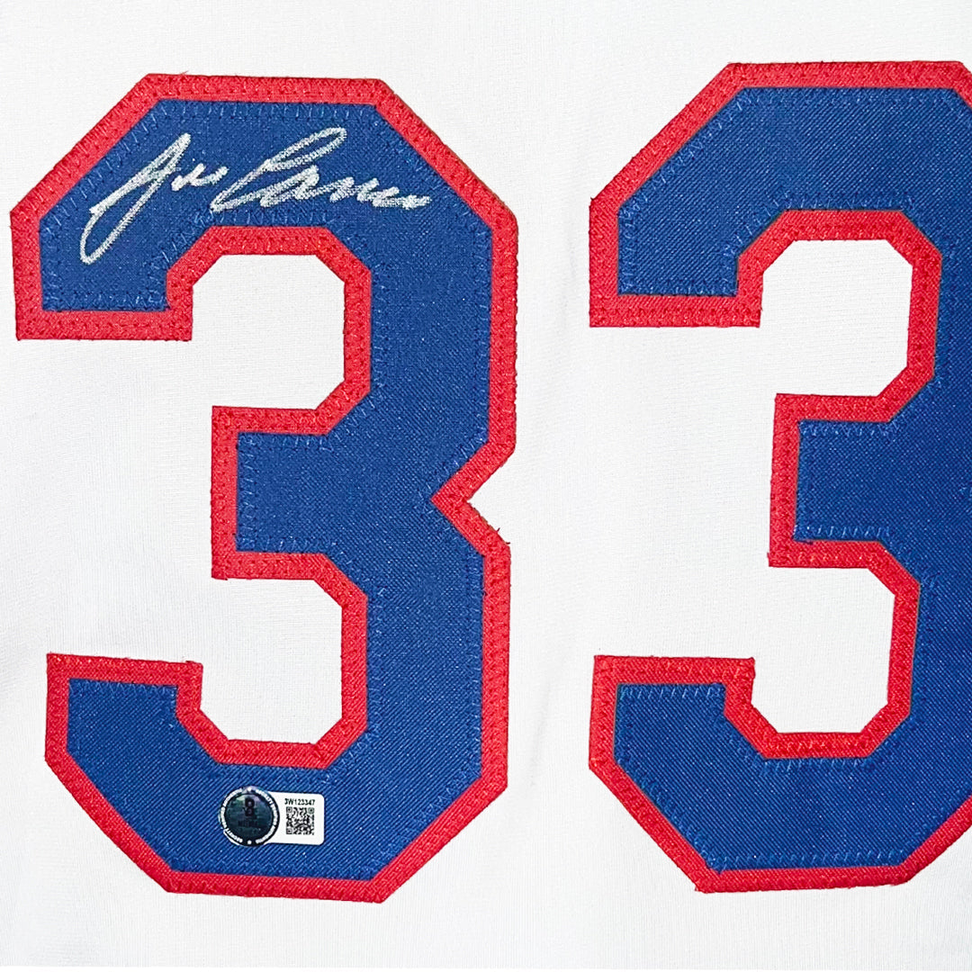 Jose Canseco Signed Texas White Baseball Jersey (Beckett)