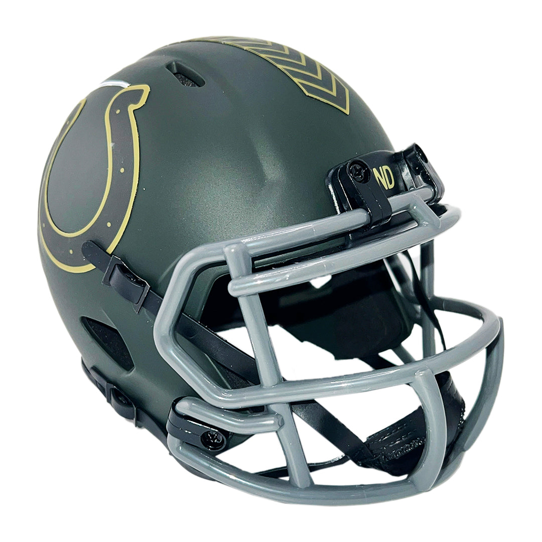 Dallas Clark Signed Indianapolis Colts Salute 2025 Mini Football Helmet (JSA)