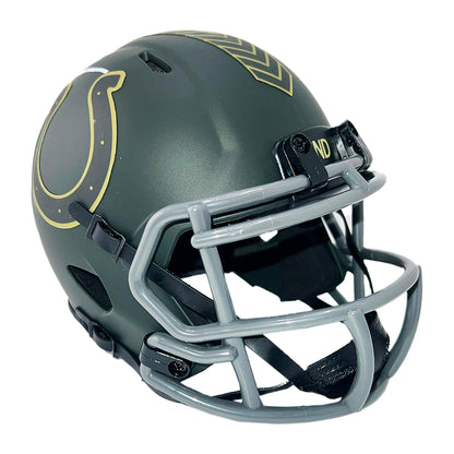 Dallas Clark Signed Indianapolis Colts Salute 2025 Mini Football Helmet (JSA)