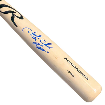 Jack Clark Signed The Ripper Inscription Rawlings Blonde Baseball Bat (Beckett)