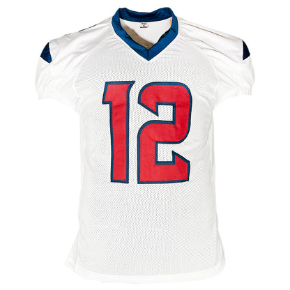 Nico Collins Signed Houston White Game Style Football Jersey (JSA)