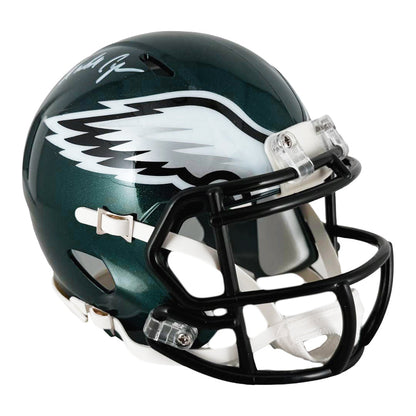 Randall Cunningham Signed Philadelphia Eagles Speed Mini Football Helmet (Beckett)