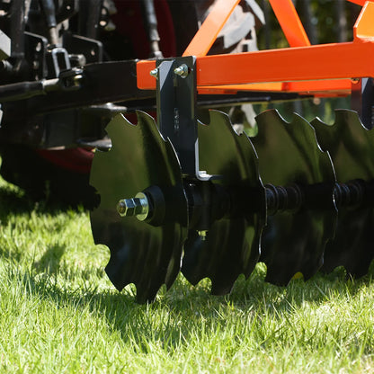 72" Tractor Notched Disc Harrow Disc Plow 3 Point Hitch,  DH72