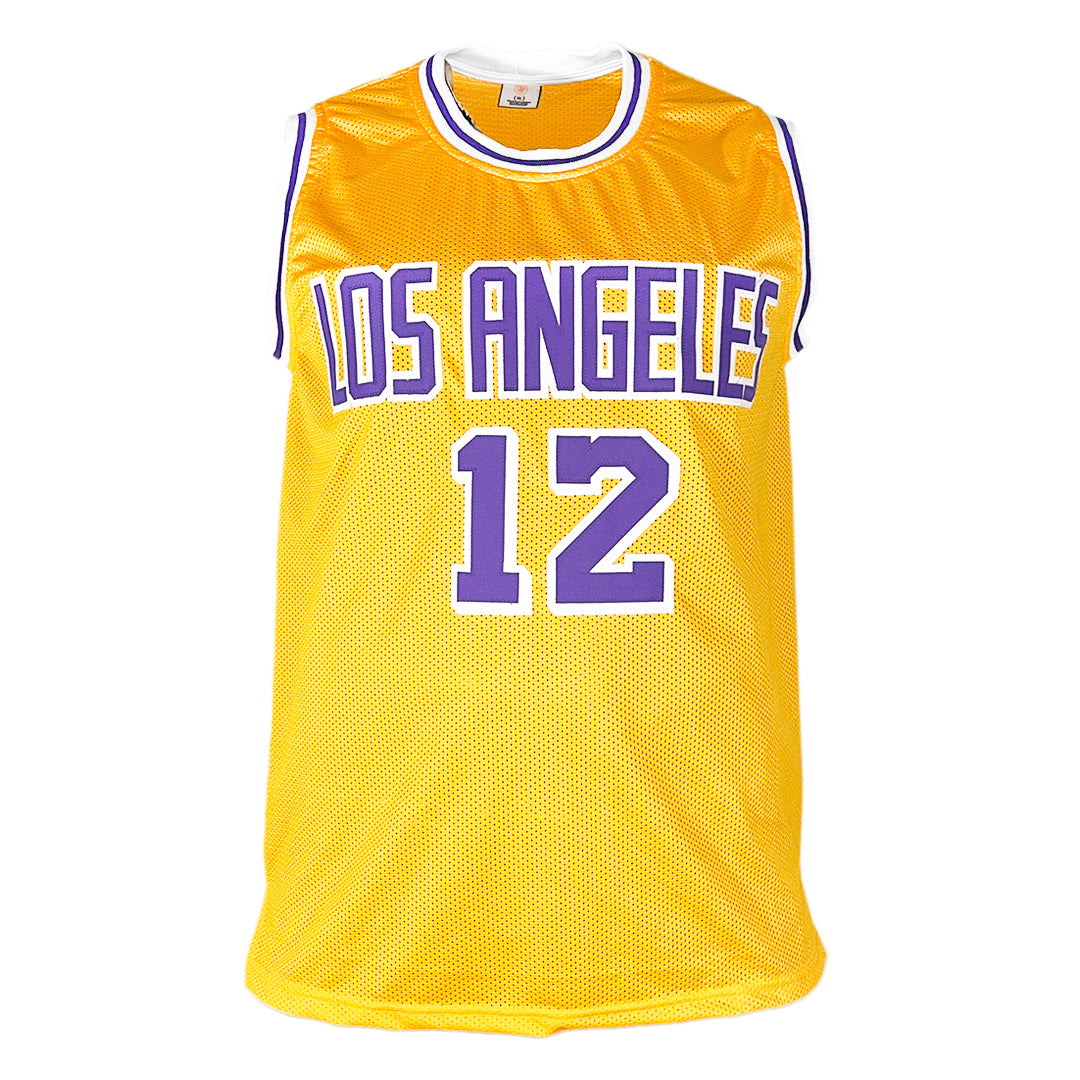 Vlade Divac Signed Los Angeles Yellow Basketball Jersey (Beckett)