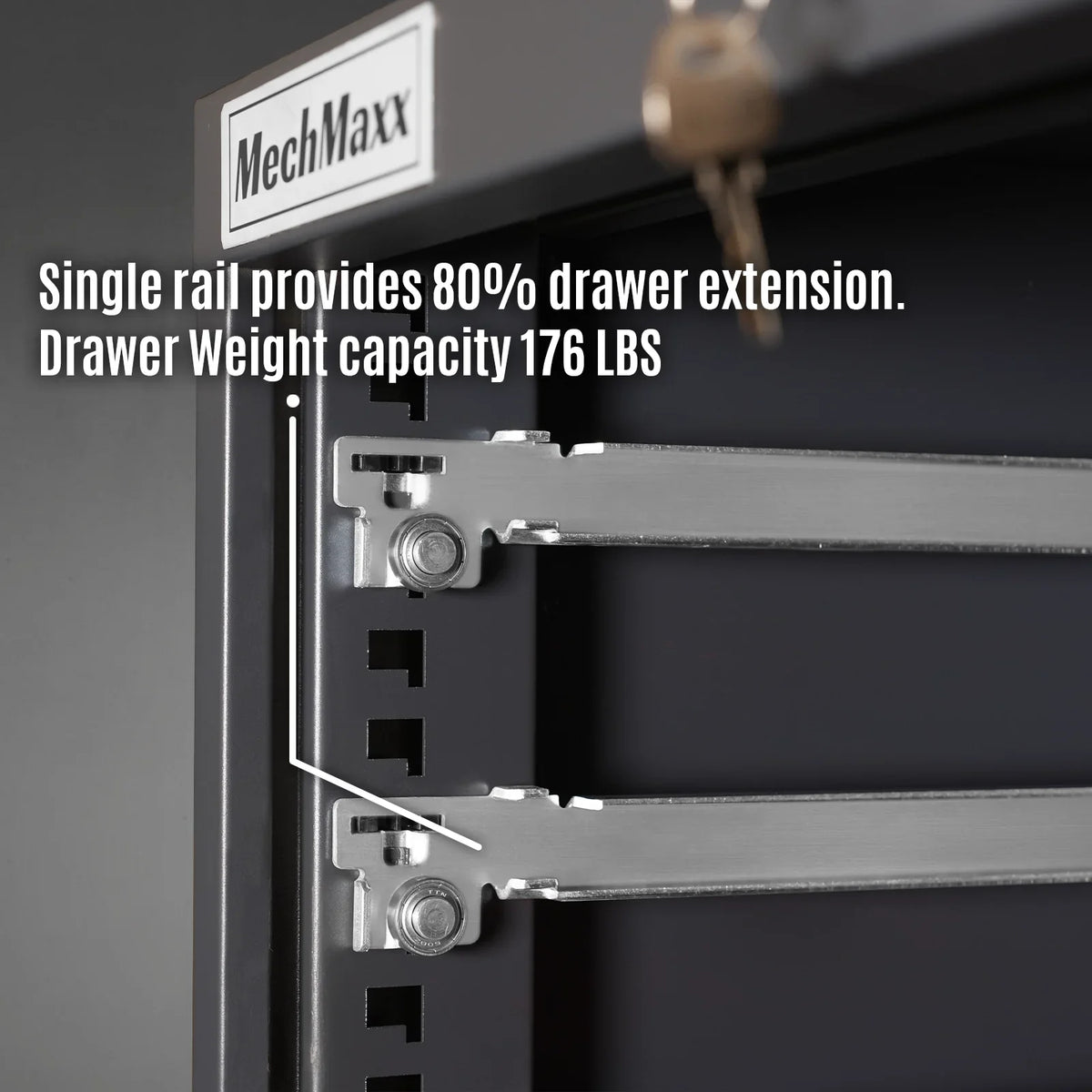 Heavy Duty Modular Drawer Cabinet – 9 Drawer, 59" H x 28.5" W x 22.5" D Tool Storage Organizer, Steel Construction
