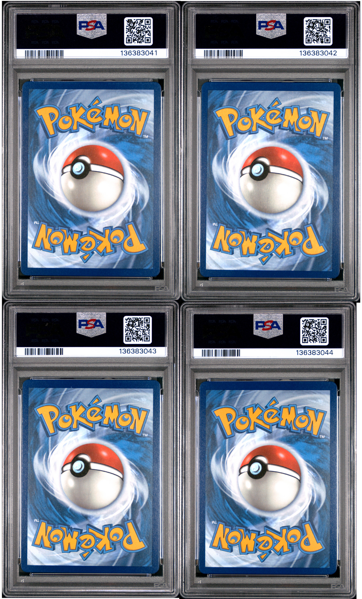 SET OF 4 [PSA 9 - MINT] Destined Rivals - Pre-Release - STAFF Promos - Moltres, Gyarados, Tyranitar & Mimikyu (Sequential Certs)