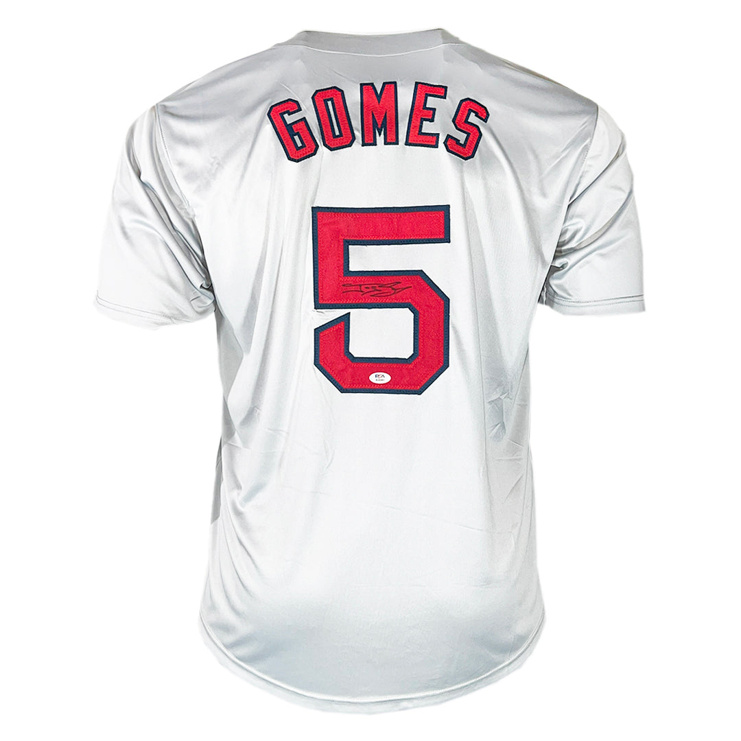 Jonny Gomes Signed Boston Grey Baseball Jersey (PSA)