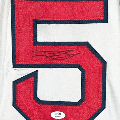 Jonny Gomes Signed Boston Grey Baseball Jersey (PSA)