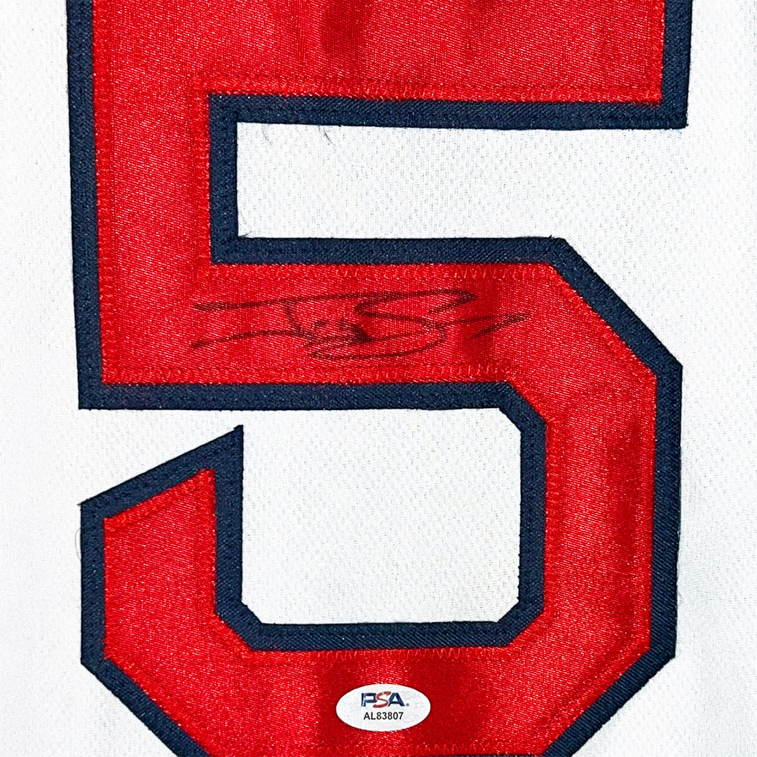 Jonny Gomes Signed Boston White Baseball Jersey (PSA)