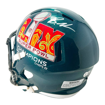 Brandon Graham Signed Super Bowl LIX Champs Speed Full-Size Football Helmet (Beckett)