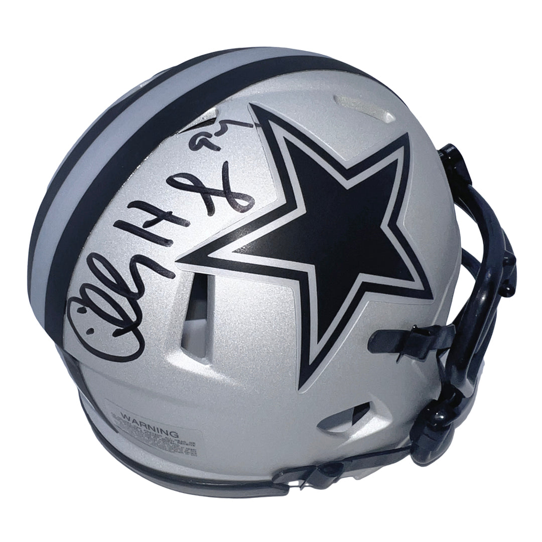 Charles Haley Signed Dallas Cowboys Rave Mini Football Helmet (JSA)