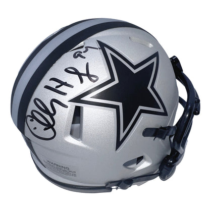 Charles Haley Signed Dallas Cowboys Rave Mini Football Helmet (JSA)