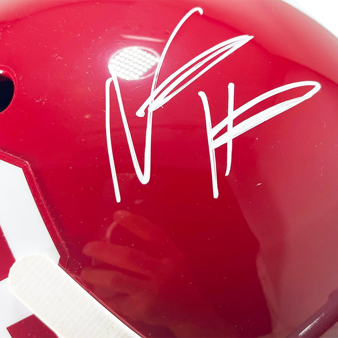 Najee Harris Signed Alabama Crimson Tide Full-Size Schutt Replica Football Helmet (Fanatics)