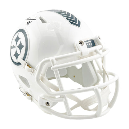 James Harrison Signed Pittsburgh Steelers Salute to Service 2024 Mini Football Helmet (JSA)