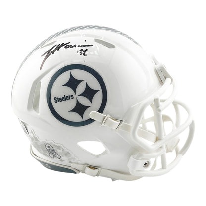 James Harrison Signed Pittsburgh Steelers Salute to Service 2024 Mini Football Helmet (JSA)