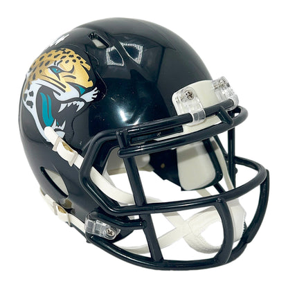 Travis Hunter Signed Jacksonville Jaguars Speed Mini Football Helmet (Beckett)