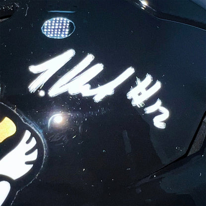 Travis Hunter Signed Jacksonville Jaguars Midi SpeedFlex Football Helmet (Beckett)