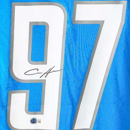 Aidan Hutchinson Signed Authentic Detroit Lions Nike Football Jersey XXL (Beckett)