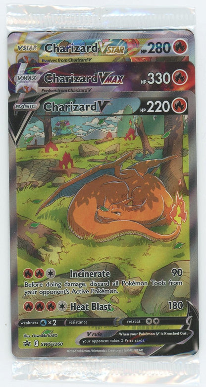Ultra Premium Collection - Charizard - Sealed Pack of 3 Promo Cards - V, VMAX, VSTAR (SWSH260,261,262) [Sword & Shield Promo Cards]