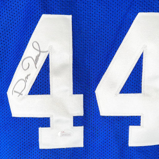 Dan Issel Signed Kentucky College Blue Basketball Jersey (JSA)