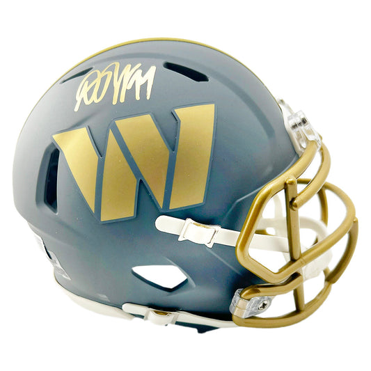 Desean Jackson Signed Washington Commanders Slate Alternate Speed Mini Football Helmet (Beckett)