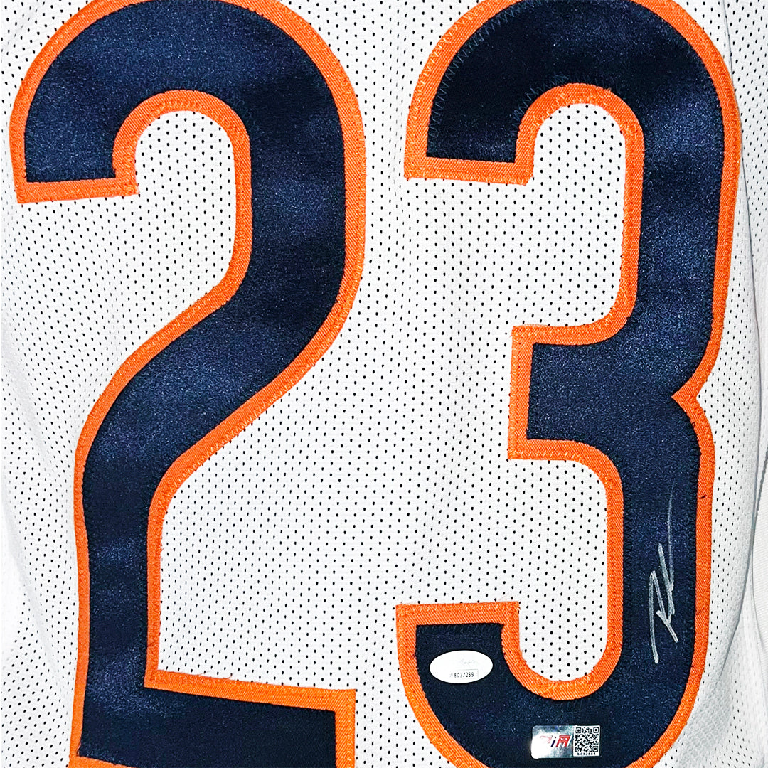 Roschon Johnson Signed Chicago White Football Jersey (JSA)