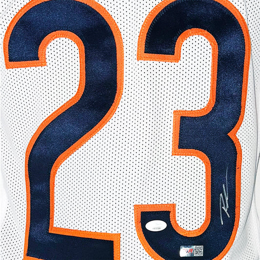 Roschon Johnson Signed Chicago White Football Jersey (JSA)