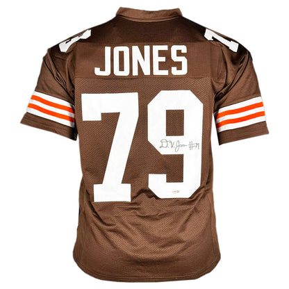 Dawand Jones Signed Cleveland Brown Football Jersey (JSA)