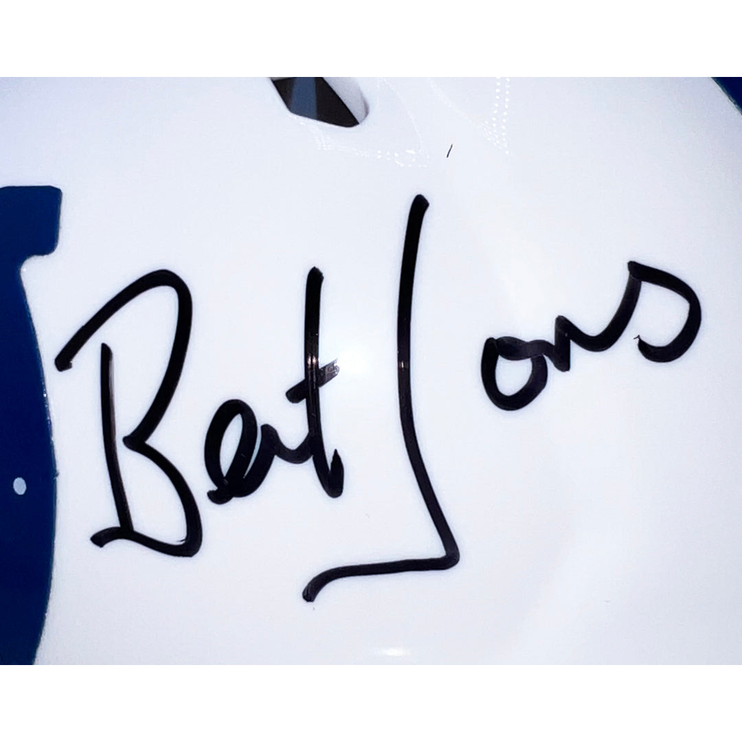 Bert Jones Signed Indianapolis Colts Speed Mini Football Helmet (Beckett)