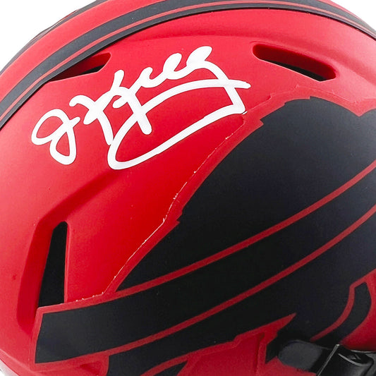 Jim Kelly Signed Buffalo Bills Rave Mini Football Helmet (JSA)