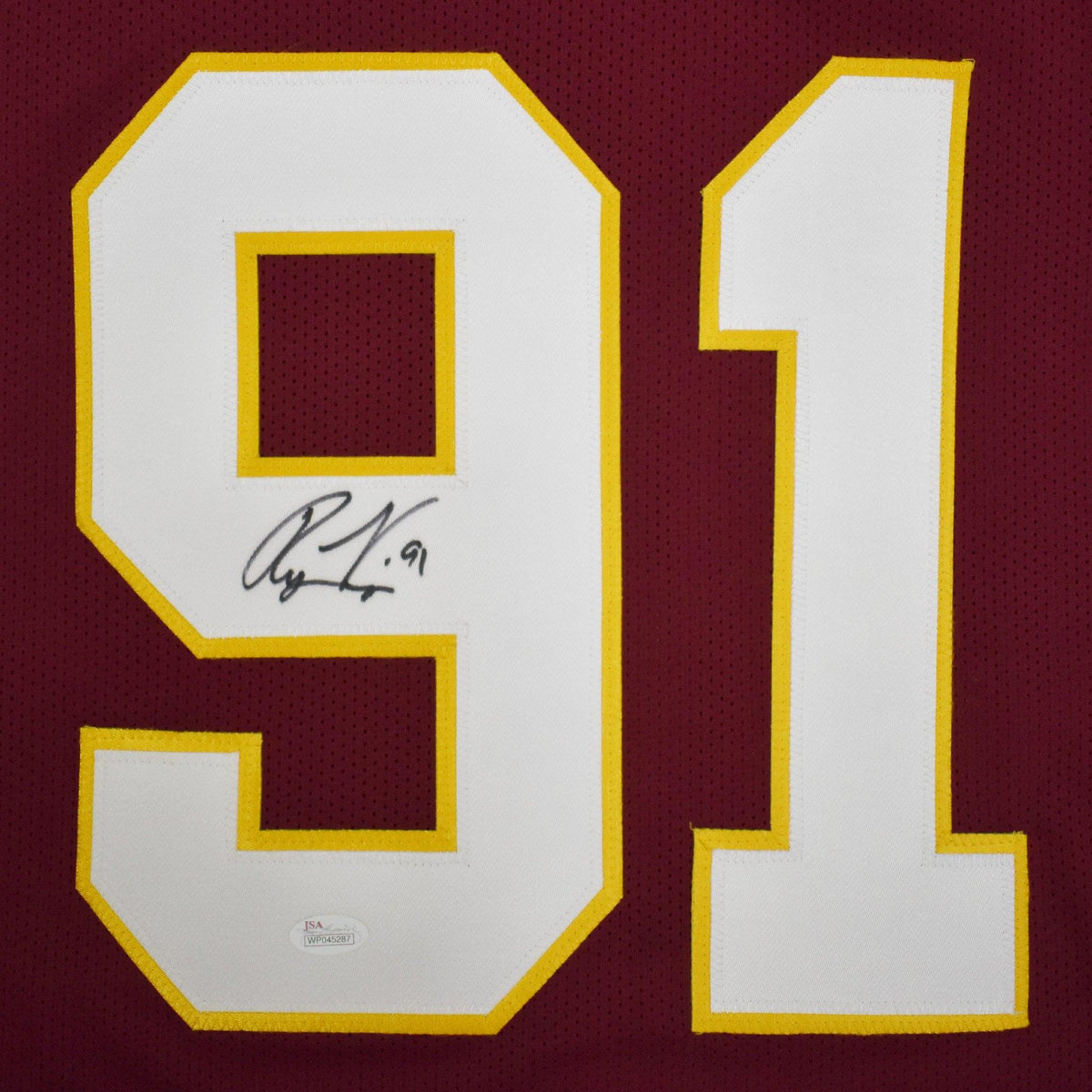 Ryan Kerrigan Signed Washington Maroon Football Jersey (JSA)