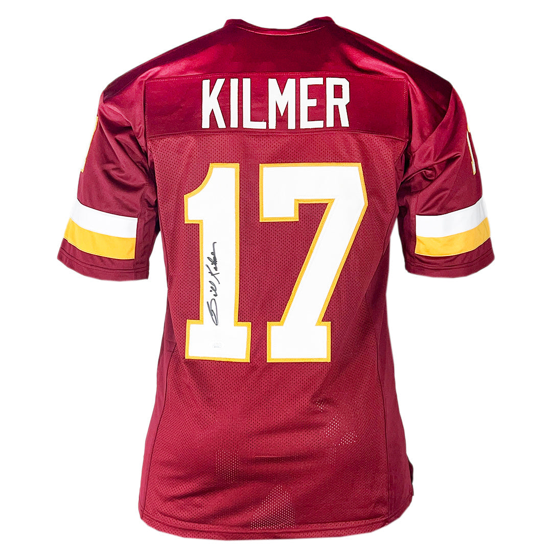 Bill Kilmer Signed Washington Red Football Jersey (JSA)