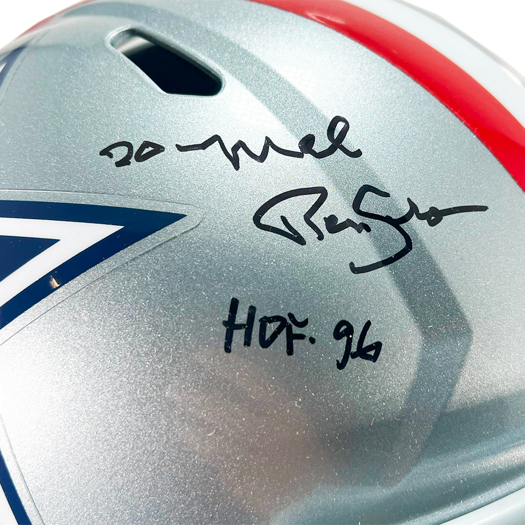 Bob Lilly and Mel Renfro Signed HOF Inscriptions Dallas Cowboys Throwback 1976 Speed Full-Size Replica Football Helmet (JSA)