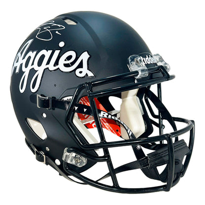 Johnny Manziel Signed Texas A&M Aggies Authentic Speed Full-Size Football Helmet (Beckett)