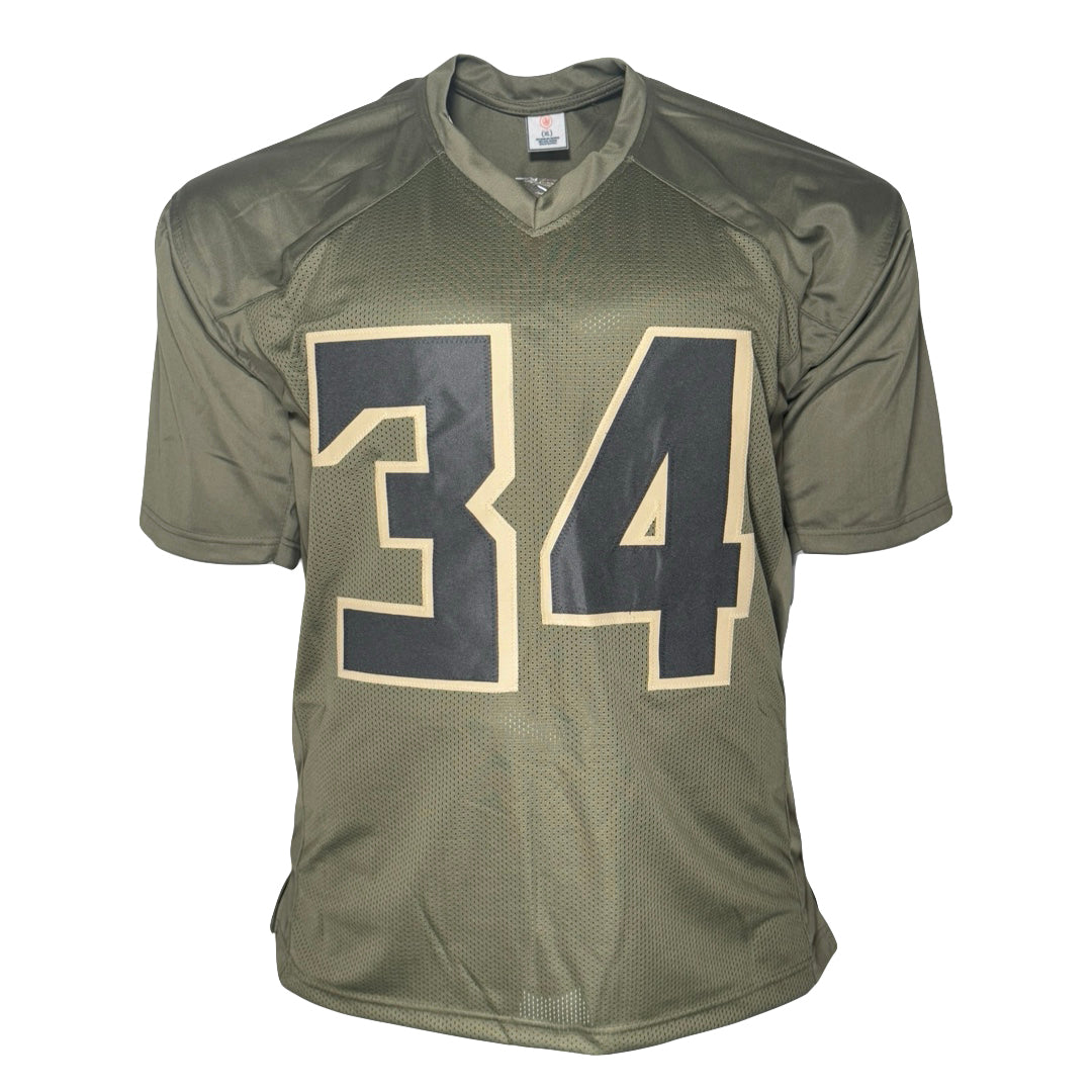 Ray-Ray McCloud Signed Salute to Service Football Jersey (Beckett)