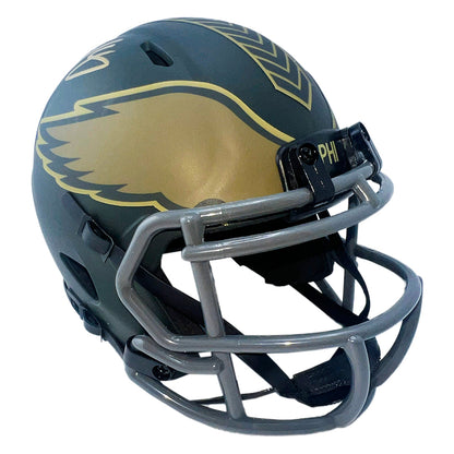 LeSean McCoy Signed Philadelphia Eagles Salute 2025 Mini Football Helmet (Beckett)