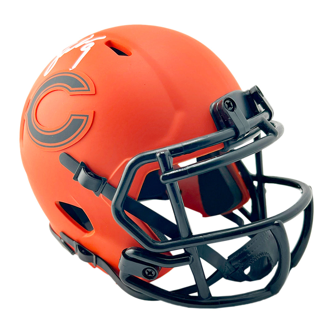 Jim McMahon Signed Chicago Bears Rave Mini Football Helmet (Beckett)