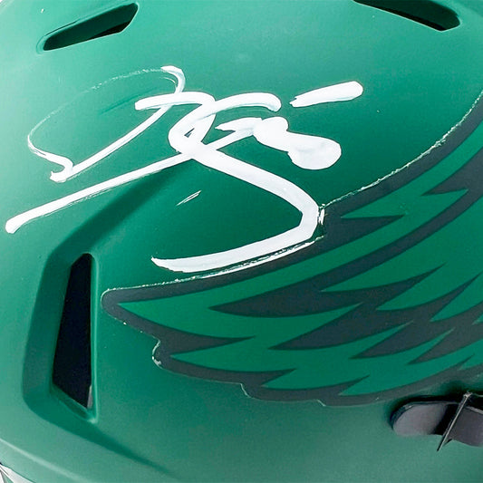 Donovan McNabb Signed Philadelphia Eagles Rave Mini Football Helmet (Beckett)