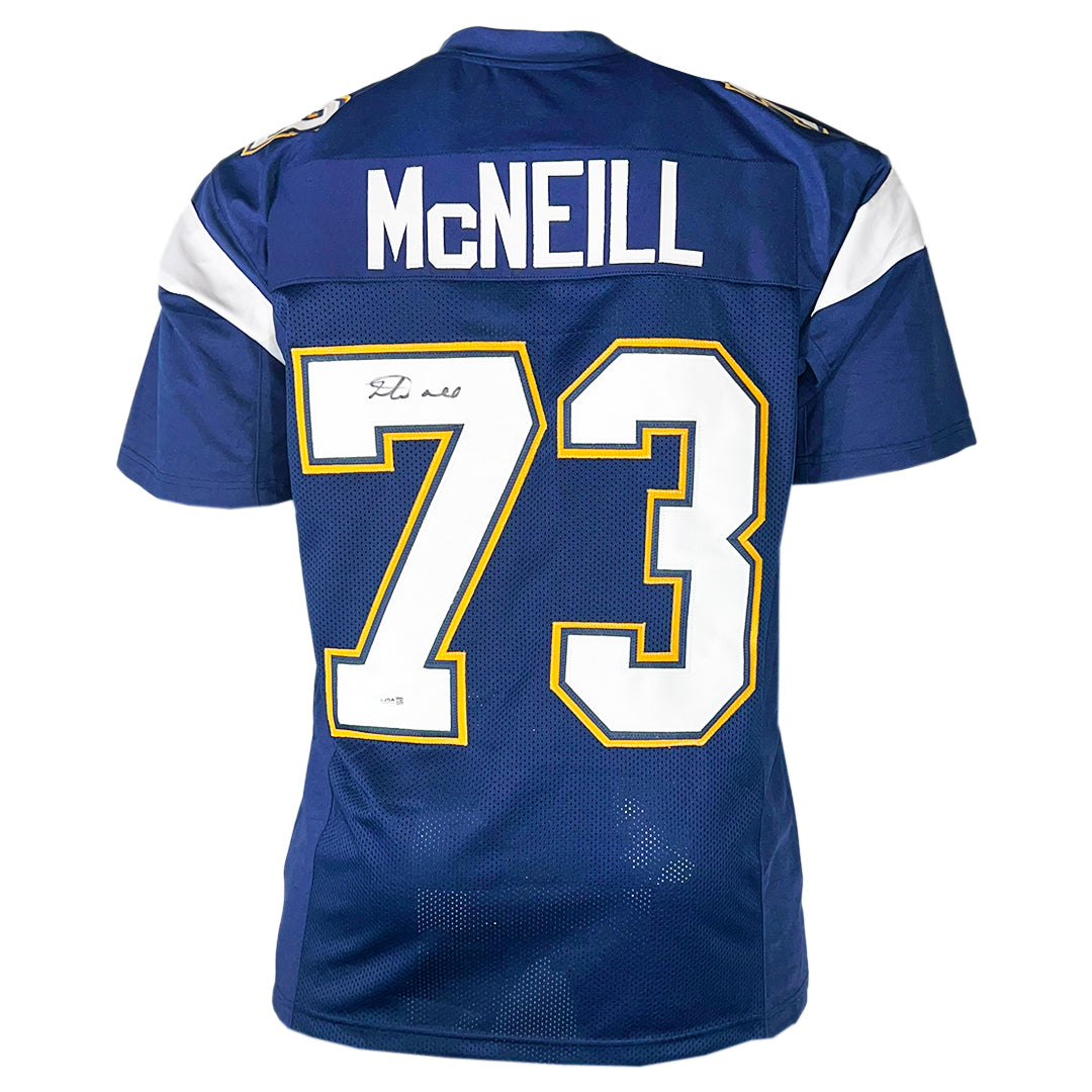 Marcus McNeill Signed San Diego Navy Football Jersey (JSA)