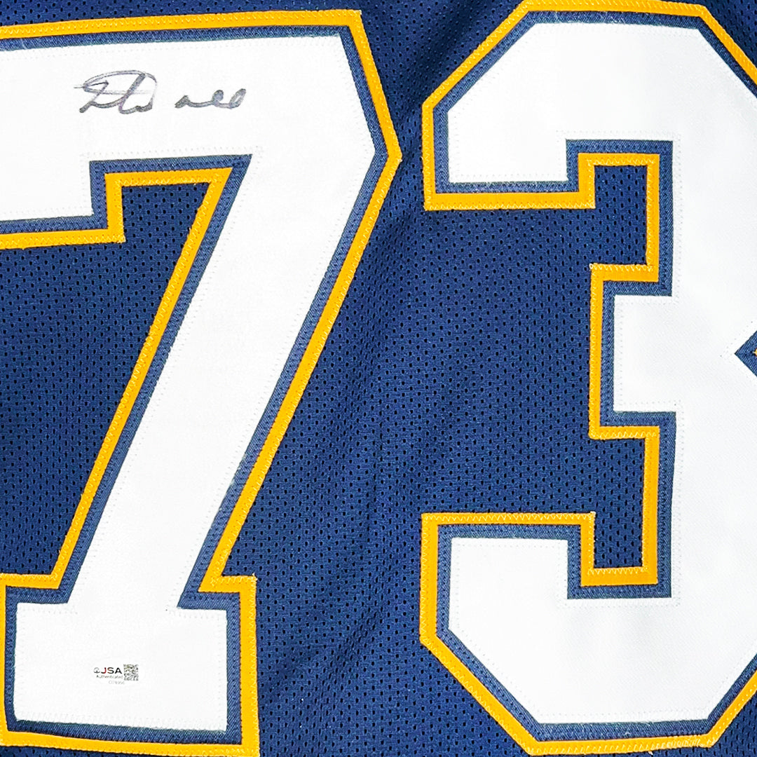 Marcus McNeill Signed San Diego Navy Football Jersey (JSA)