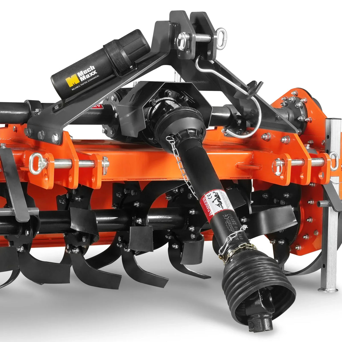 60 in Rotary Tiller,  3 Point Hitch Cat.1 & 2,  Gear Drive,  PTO Shaft Included with Slip Clutch,  30-60 HP,  MRT60