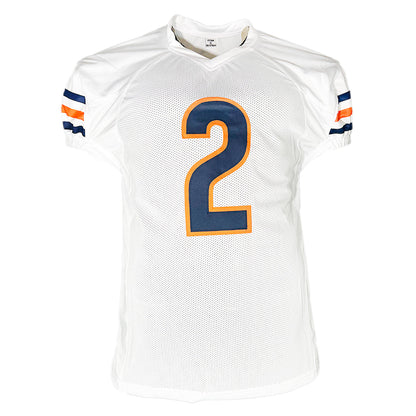 DJ Moore Signed Chicago White Game Style Football Jersey (JSA)