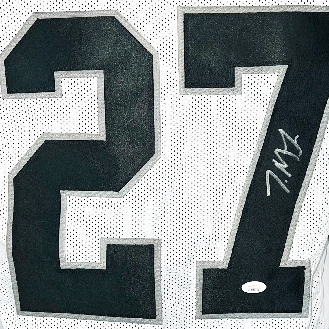 Trayvon Mullen Signed Las Vegas White Football Jersey (JSA)