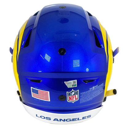 Puka Nacua Signed Los Angeles Rams Authentic SpeedFlex Full-Size Football Helmet (Fanatics)