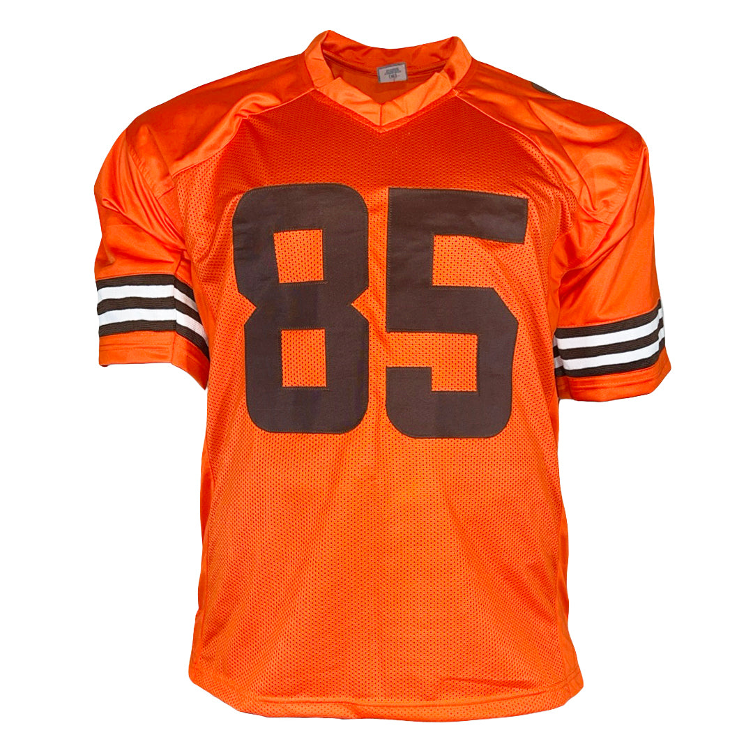 David Njoku Signed Cleveland Inverted Orange Football Jersey (Beckett)