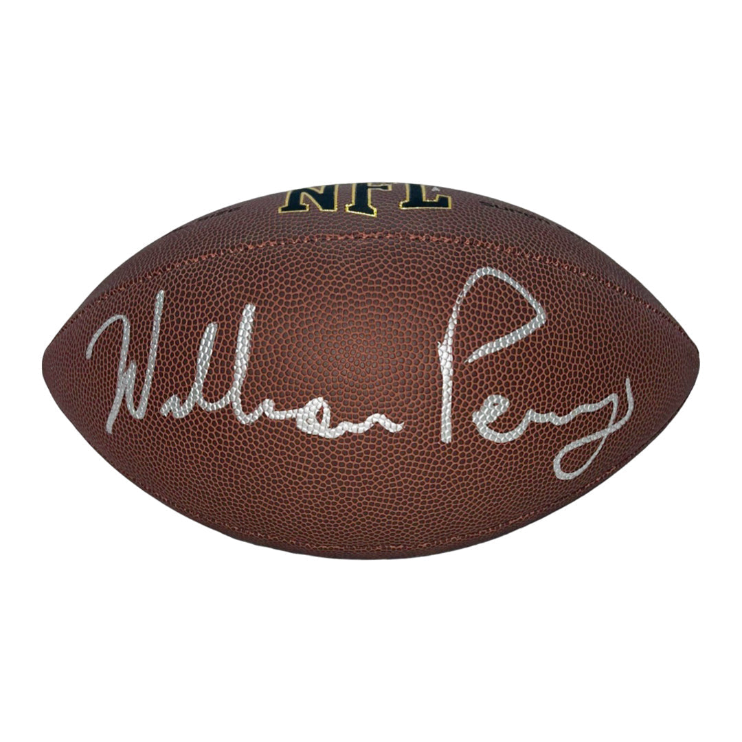 William Perry Signed Wilson Official NFL Replica Football (Beckett)